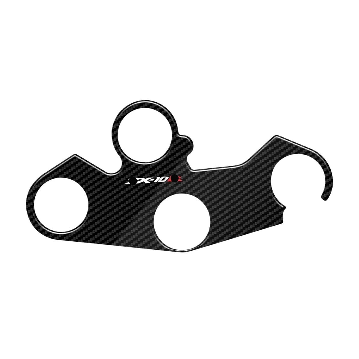 Protecteur réservoir pour ZX10R 2016-2020 : autocollant té de fourche moto résine
