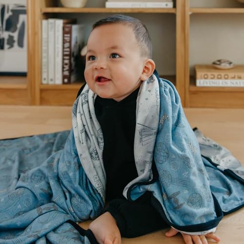 Image of Copper Pearl Jumbo 3-Layer Baby Blanket: Soft Baby Quilts for Boys and Girls | Breathable, Cozy, Toddler Blanket | Baby Quilt for Newborns | 46x46 Premium Polyester /Rayon | Empire