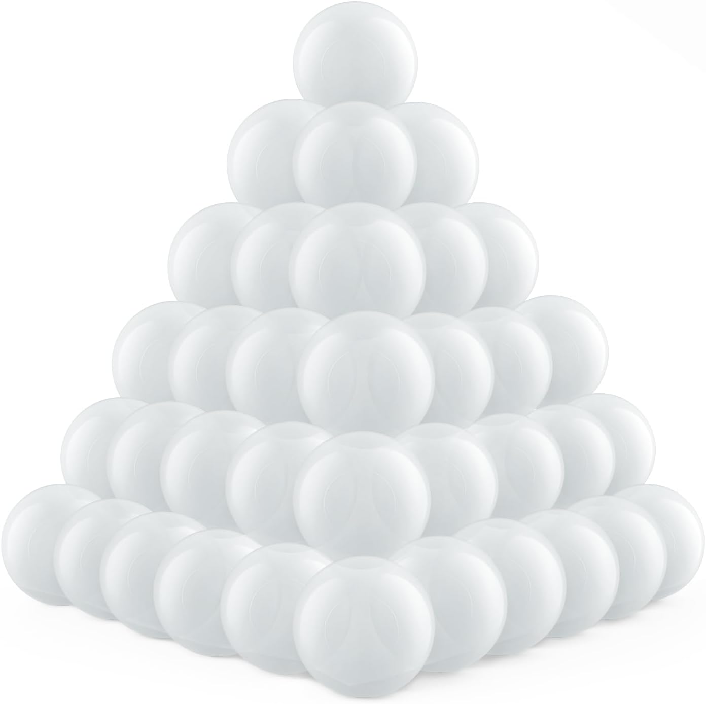 Clear Ball Pit Balls - Crush Proof Plastic Toy Balls for Boys and Girls 100 PACK Clear type