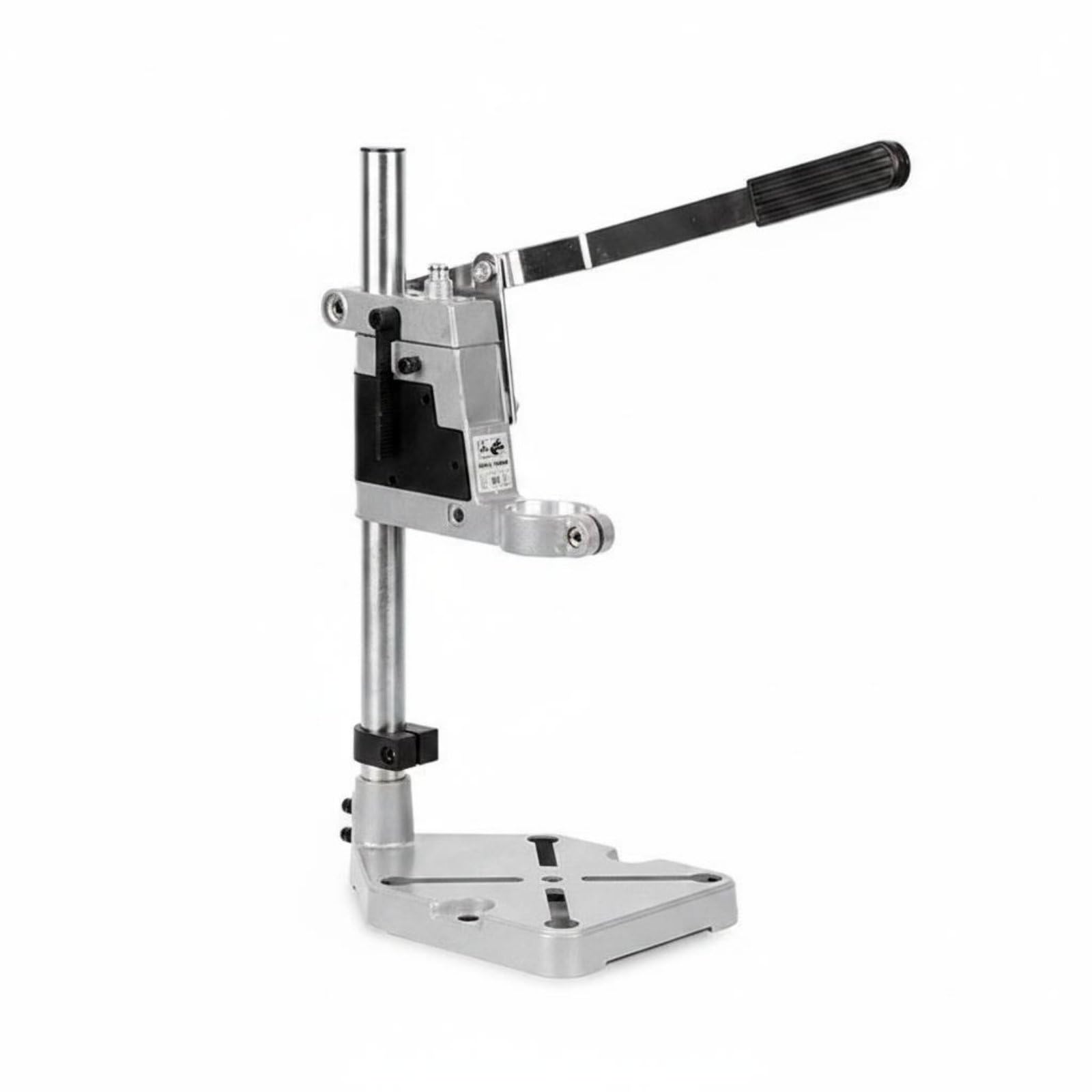 Qianly Supporto Trapano Base Supporto Colonna Trapano Staffa Trapano Struttura in Metallo per Controllo Regolare E Fori Puliti Adatta per Conversione da, Single Hole Stand
