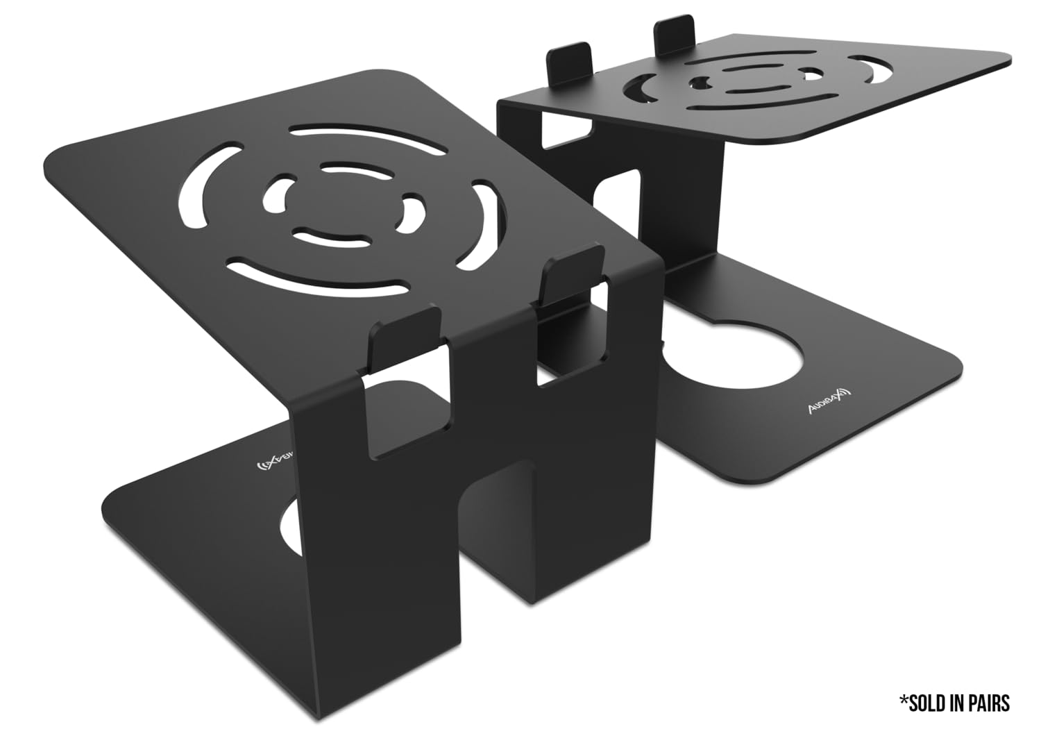 Audibax Neo STM 4B Soportes de Mesa para Monitor Estudio y Altavoz (Pareja)
