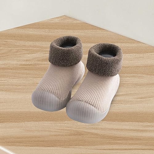 Betadog Toddler Girl Walk Socks Anti Slip Thick Knee High Cotton Sock Sock Shoes for Baby Girl Non Slip Socks Shoe Socks4