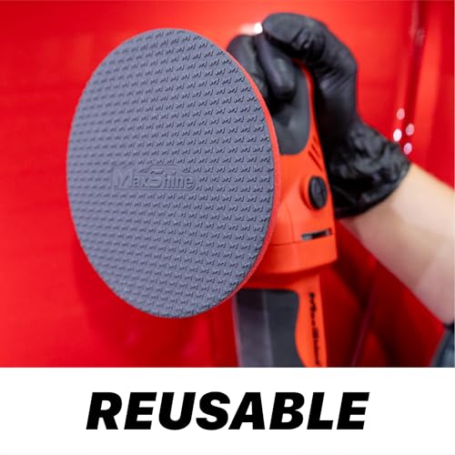 Image of Maxshine Universal 5 inch Heavy Grade Clay Pad - Reusable Clay Disc for Car Detailing, Removes Overspray, Brake Dust, Sap & Water Spots - Works by Hand or Machine - Fast & Long-Lasting Decontamination