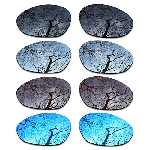 ToughAsNails Set of 4 Polarized Replacement Lenses for Oakley Minute 2.0 Pack-BSBI1