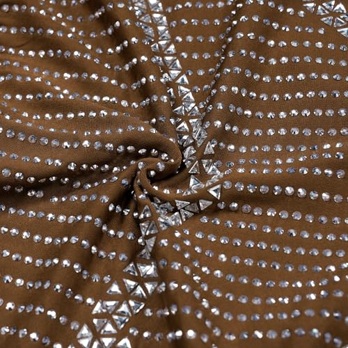 Image of PORRCEY Women's Sexy Elegant Rhinestone Mesh Party Club Night Mini Dress