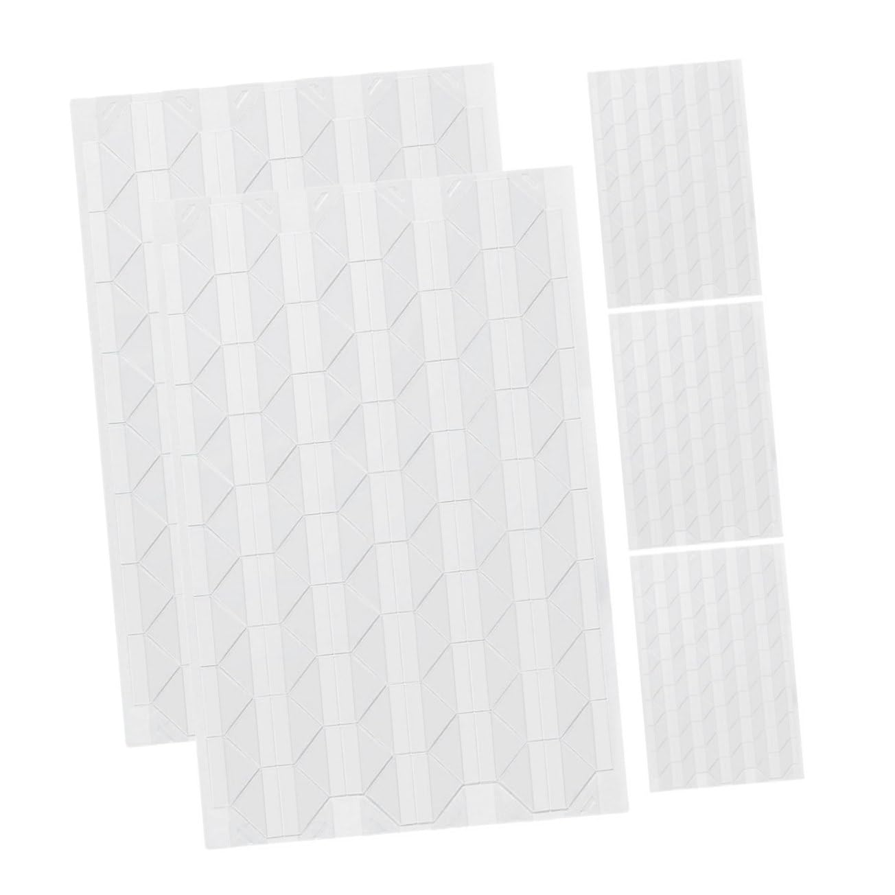 DOITOOL 5Sheets Transparent Self Adhesive Photo Corner Stickers for Photo Albums Scrapbooking Journals and Diaries for Mounting Photos and Preserving Memories