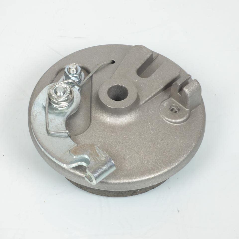 Flasque de frein cyclo adaptable peugeot 103 spx, rcx, mvl avant diam 90mm (type grimeca avec machoires)