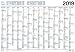 Produktbild Kleiner Wandtimer 261519 2019: 14 Monate (Dezember 2018 - Januar 2020) I Ferientermine und Feiertage I 68 x 47 cm