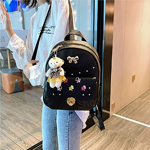 Image of ShopyVid Girls 3-PCS Mini Leather Backpack Sling & Pouch Set for Women's /Rakhi gift for Sister