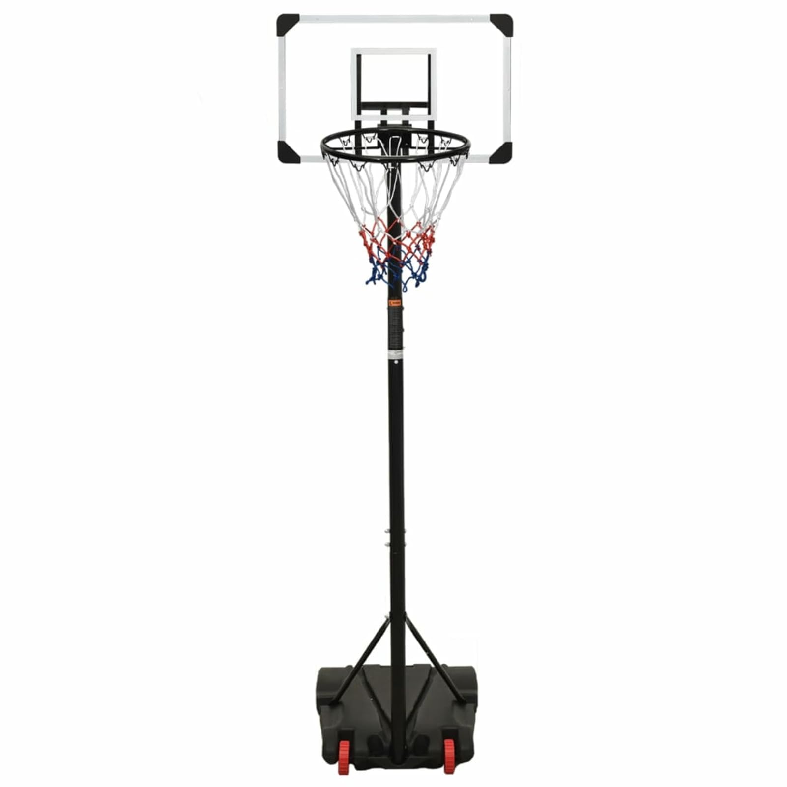 ShGaxin Kosz do koszykówki, kosze na strąki, obręcz do koszykówki, kosz zewnętrzny, kosz ścienny, przezroczysty poliwęglan 216-250 cm