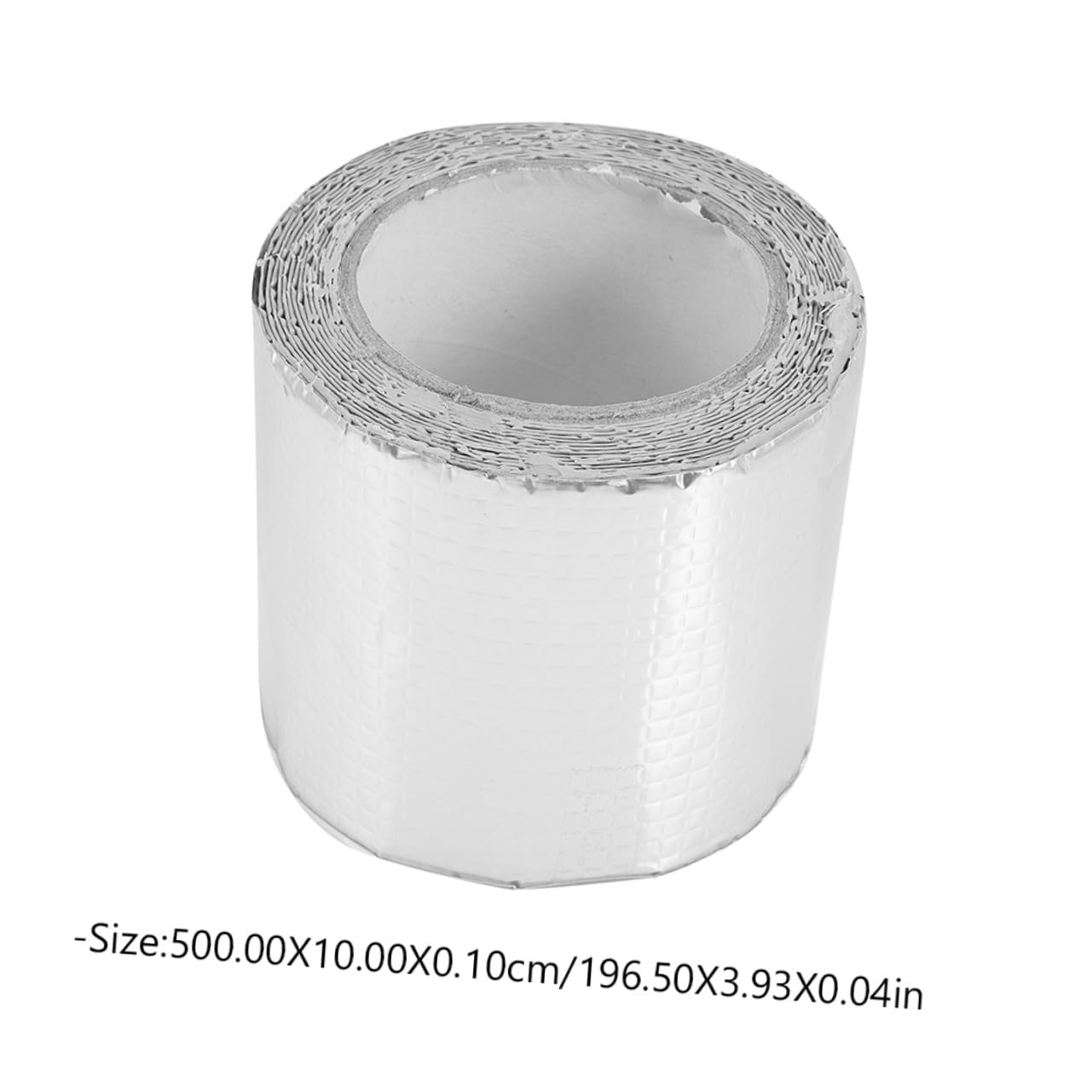 Mikikit Cinta de Aluminio Cinta Selladora para Techos y Paredes de Ducha Autoadhesiva para Reparación de Techos de Rv y Sellado de Fugas de Agua