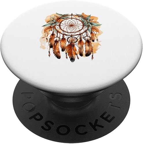 Miniatura 1 de símbolo pagano mágico mítico receptor de sueños indio PopSockets PopGrip intercambiable