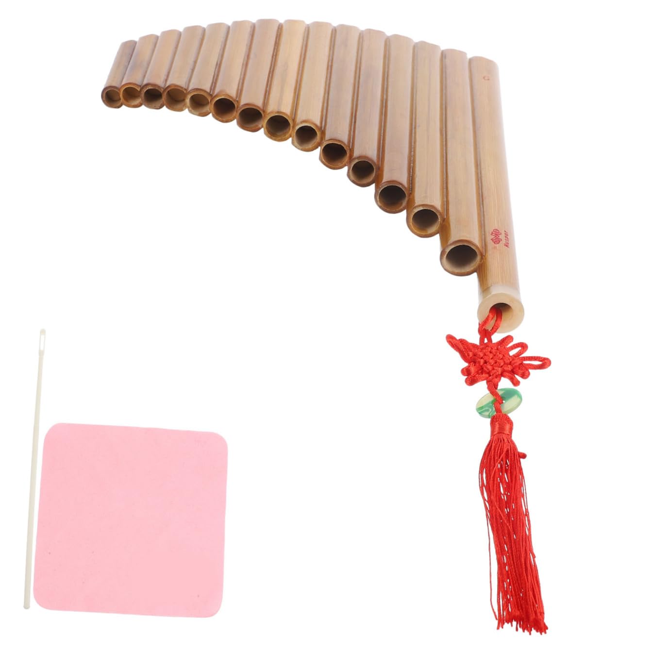Instrument de Musique Portable Flûte de Pan Traditionnelle Couleur Aléatoire Plusieurs styles Design Pratique en Bambou Marron 15 Trous Facile à Jouer pour Débutants