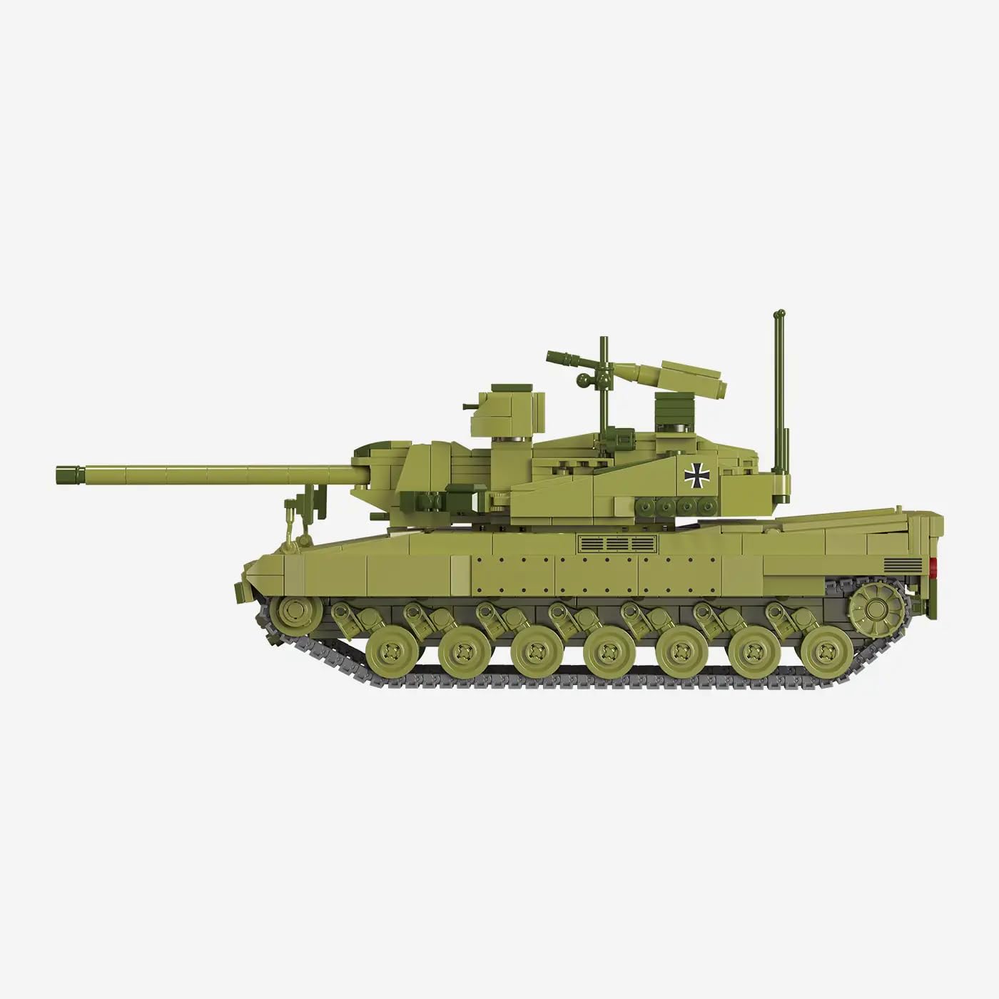 BlueBrixx IMBT - Carro armato da combattimento, 1385 mattoncini, modello