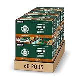 Starbucks House Blend, Medium Roast Coffee, Single Serve Keurig K-cup Pods, 6 Boxes, 60 Capsules