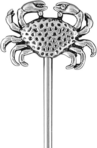 Miniatura 2 de UP ware - Agitadores de bebidas de café de acero inoxidable de 4 piezas, para cóctel, bebida Swizzle Stick con parte superior decorativa de aleación