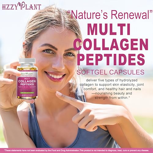 Hzzyplant Multi Collagen Peptides Softgel