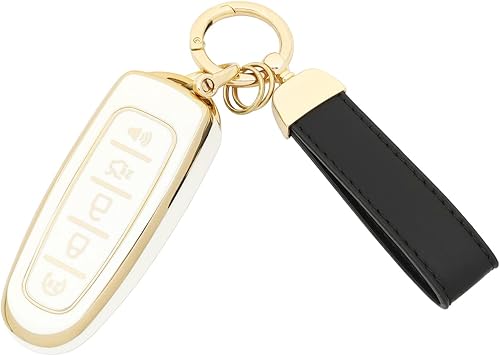 Miniatura 3 de Funda para llavero de TPU para Ford Explorer Edge Flex Taurus Expedition Focus Lincoln MKS MKT MKX Navigator Key Fob