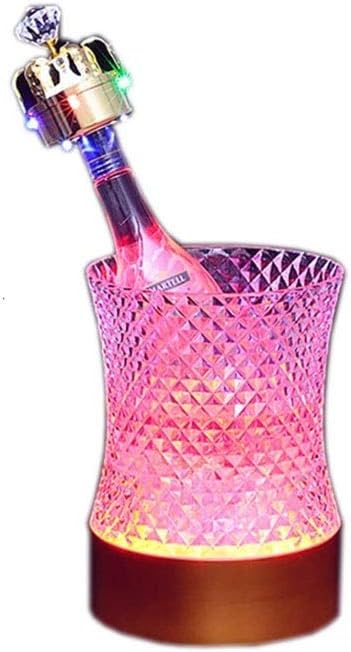 LED Ice Buckets are Widely Used in Portable Wine Cabinet for Weddings, Events and Parties