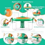Bug Catcher Kit, ensemble de capture de bugs avec verre grossissant Whistle, habitat de bug avec visionneuse agrandie, 8 Cartes d'information, etc., Explorateur extérieur