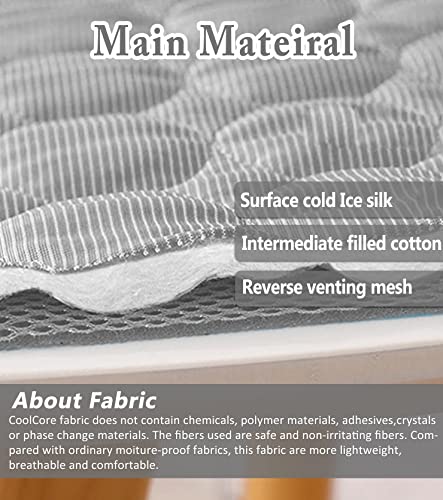 Dogs Self Cooling Mat Pet Chill Cool Pads Blanket Summer Hot Weather Sleeping Kennel Mat,Washable Ice Silk Sleep Mat Pad Non-Toxic Breathable For Large Dogs Cats No Water (Large, Gray) #TOP2