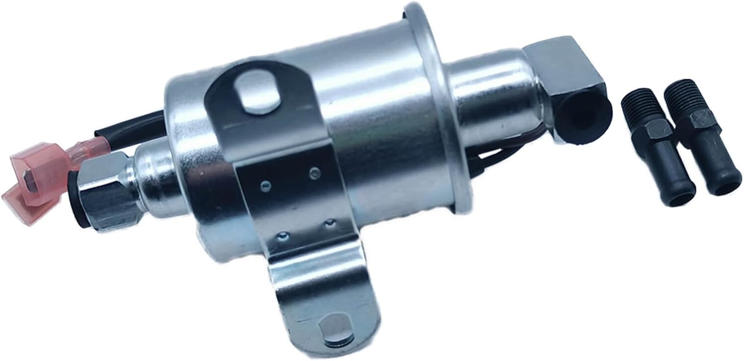 Electric Fuel Pump E11015 fits Onan 5500/5.5KW gas generators (incl. Marquis Gold 5500) & HGJAA-HGJAF models, replacing 149-2620, A047N929, A029F887, A064S965, GMB 596-1160, Herko RV008.
