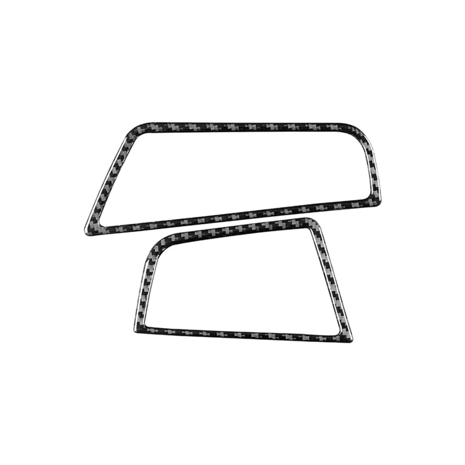 Interior Trim for BMW 5 Series for F10 for F18 2011-2017 Car for Dashboard Air Outlets Trim Cover Frame Stickers Panel Frame Cover(Black,RHD)