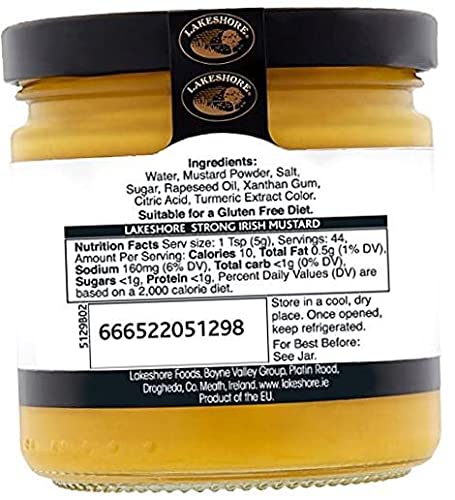 Strong Irish Mustard 7.7 oz. jar .4 pack