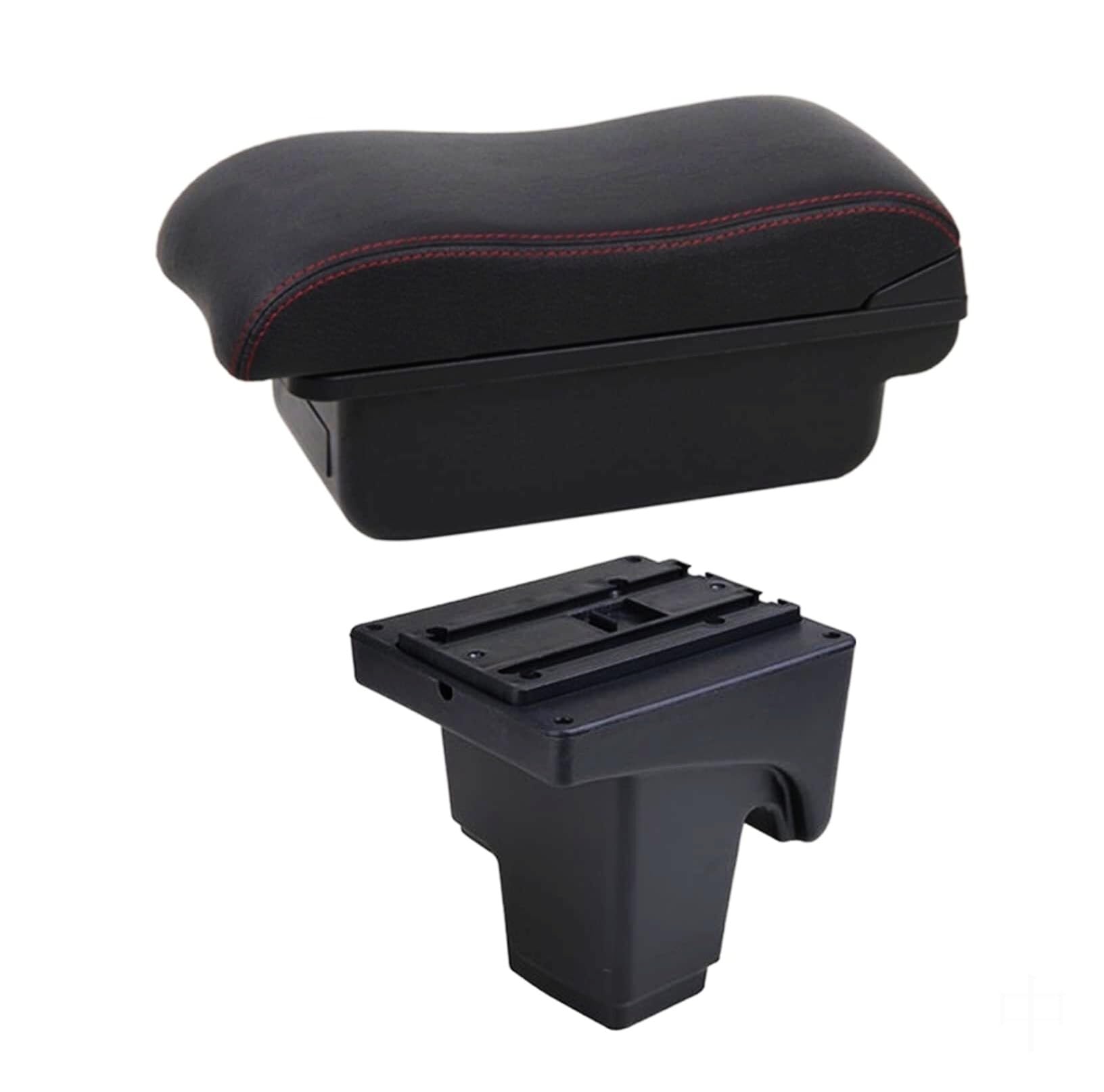 GTDTKGANAK Storage Box For For Focus 3 Mk3 2011-2021 Leather Center Console Armrest Storage For Box with USB