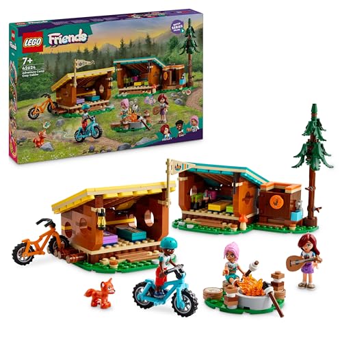 LEGO Brinquedo de construção mota aquática de praia com 2 motas de água, 2 mini bonecas e figura de golfinho Friends
