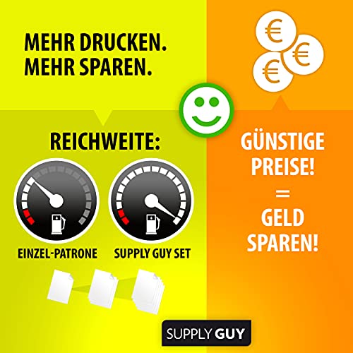 Supply Guy Tinte kompatibel mit Epson 104 Gelb für EcoTank ET-2710 ET-2711 ET-2712 ET-2714 ET-2715 ET-2720 ET-2721 ET-2726 ET-2810 ET-2815 ET-2820 ET-2821 ET-2825 ET-2826 ET-4700 ET-4800 (3 x 70ml)