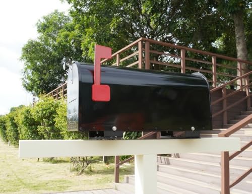 Image of Adjustable Mailbox Mounting Bracket,Carbon Steel,Adjustable Design(Only Applicable to mailboxes with Widths ranging from 7.5 inch to12.4)