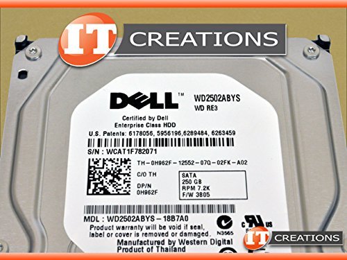 DELL WD2502ABYS-18B7A0 250GB SATA 7 2K 3GBPS ES 3 5 Hard Drive Renewed
