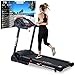 CARE FITNESS - Tapis de Course Connecté Jog Runner - Tapis de Marche Électrique Inclinable et Pliable - 18 Niveaux d'Inclinaison - 25 Programmes d'Entraînement - Compatible Application Kinomap