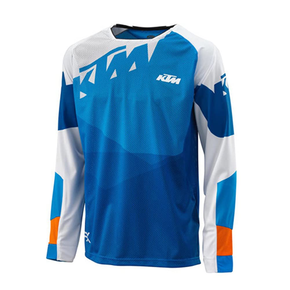 SHUOJIABike Wear Mens MTB/Downhill Jersey Cycling/Motocross Mountain Bike Shirt (A-3,XL)