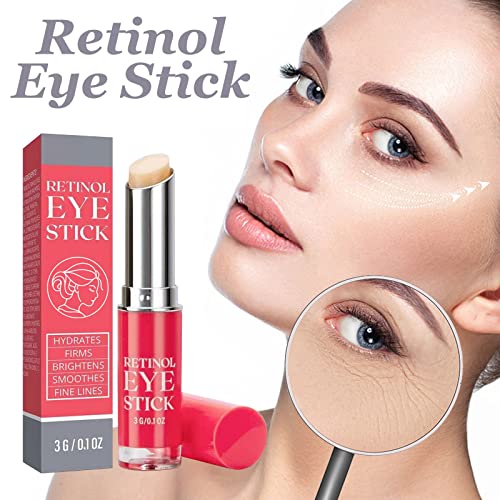 Retinol Eye Cream,Retinol Eye Stick for Dark Circles, Puffiness, Reduces Fine Lines and Dark Circles, Under Eye Cream Eye Balm Stick for Women (1 Piece) - Image 8