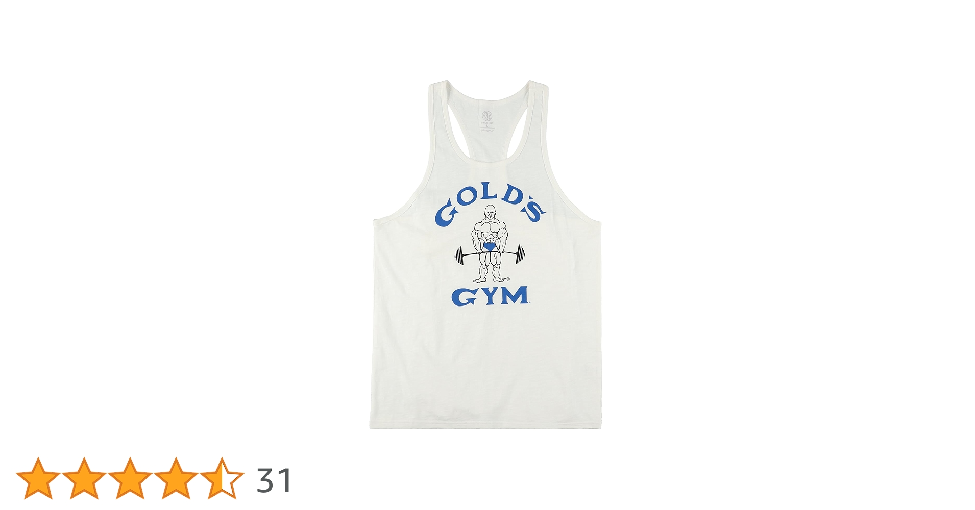 Amazon.co.jp: ゴールドジム(GOLD`S GYM) コットンスラブ タンク