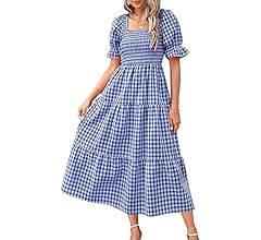 ワンピース Checked Jacquard Volume Sleeve Dress M Checked Jacquard Volume Sleeve Dress / M