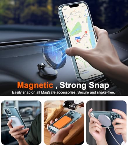 Image of Magnetic Compatible with iPhone 12 Pro Max Case, [Built-in Invisible Kickstand][Compatible with MagSafe][Military Grade Shockproof] Slim Thin Phone Case for iPhone 12 Pro Max 6.7 inch