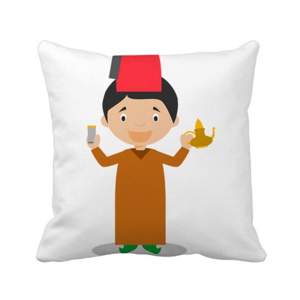 Coussin Maroc Red Hat multicolore pour décorer le canapé du salon