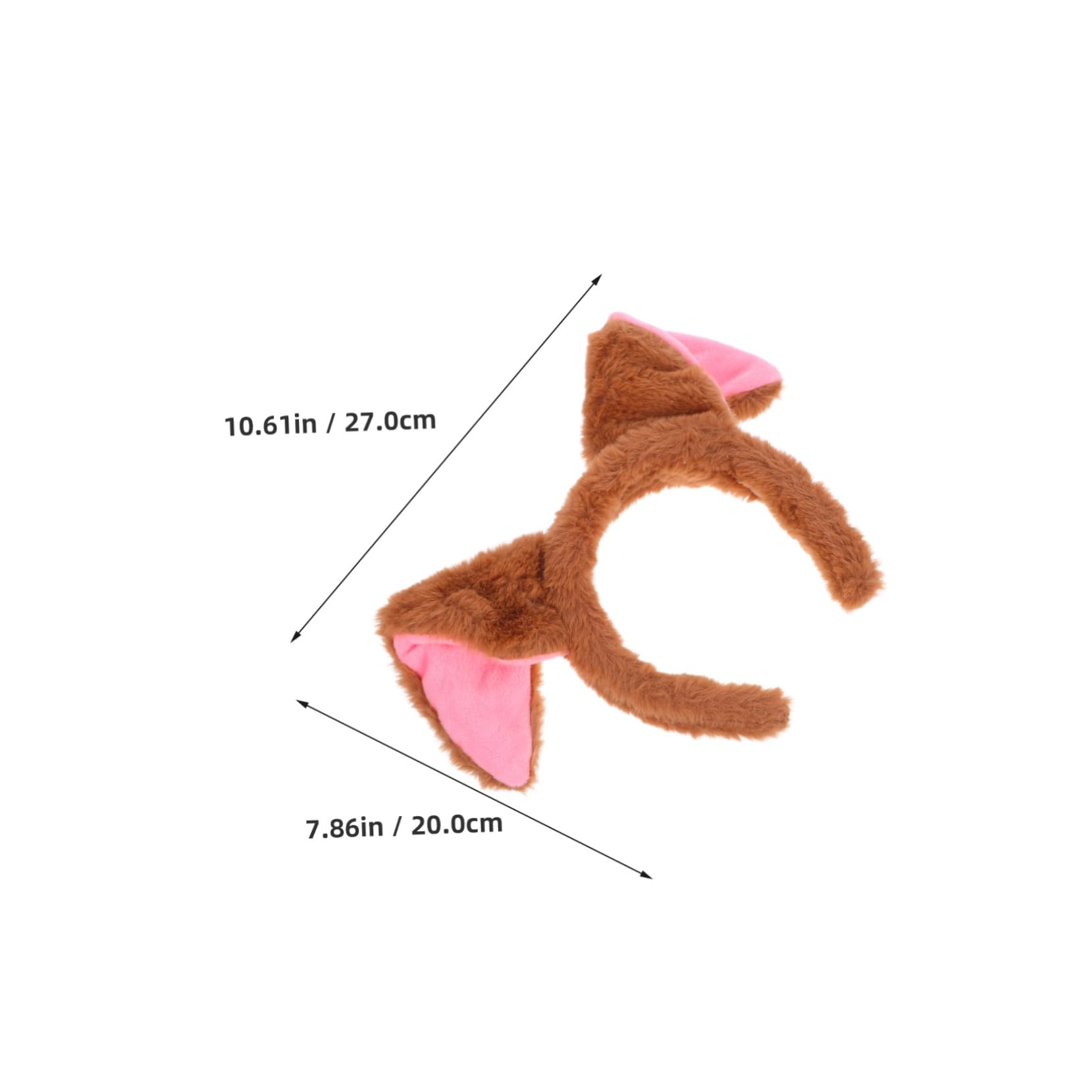 Alipis 4Pcs Dog Ears Nose Bow Tie and Tail for Puppy Cosplay and Parties Fun Decorative Accessories
