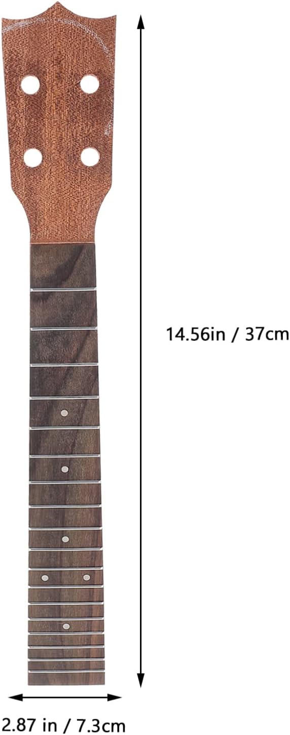 Milisten Ukulele Fingerboard Rosewood Fretboard Durable Wooden Neck