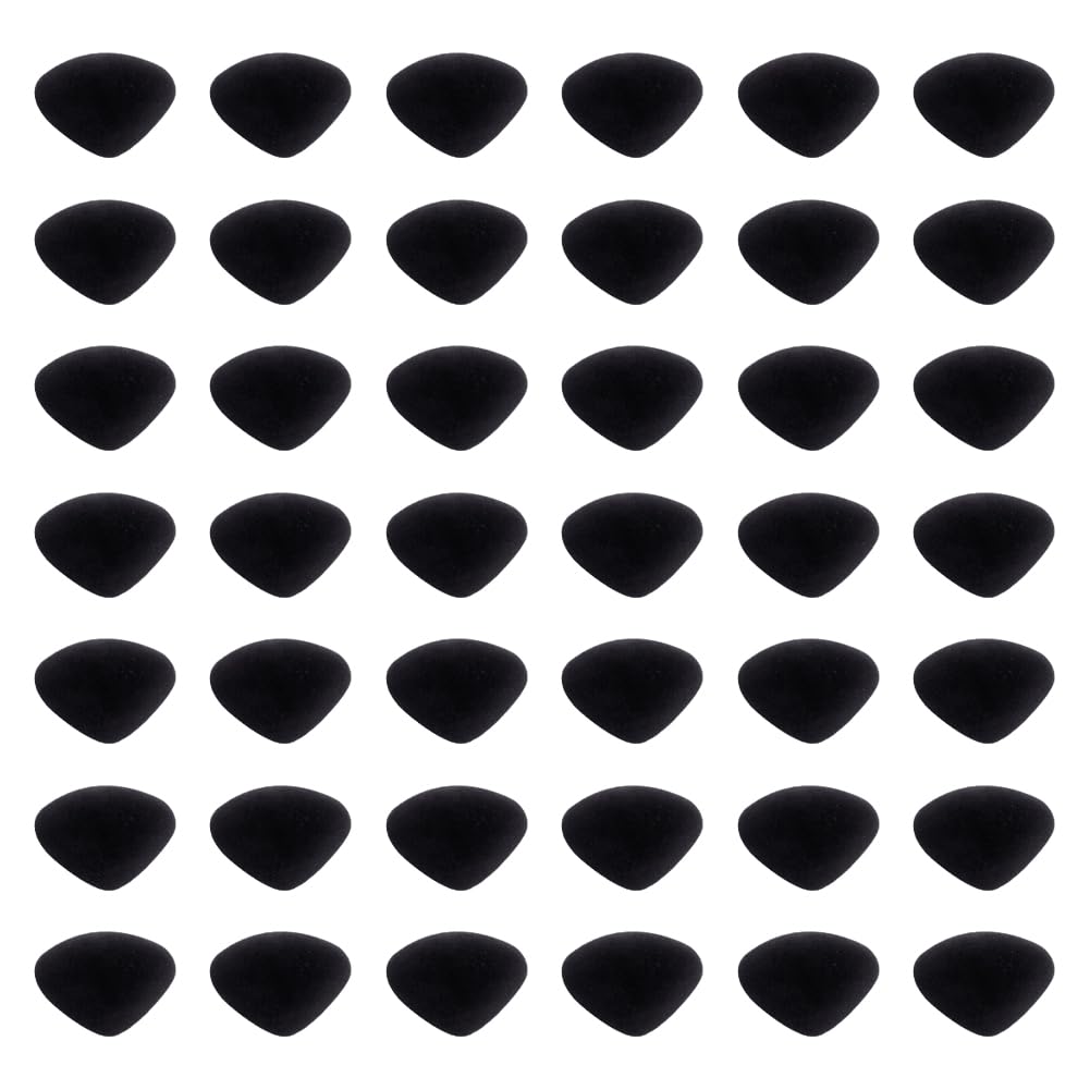 Hugede Black 100 Pcs 7Mm Stuffed Animal Plush Noses Plastic Safety Noses Small Animal Noses Craft Crochet Noses Teddy Bear Noses Doll Making Supplies Noses