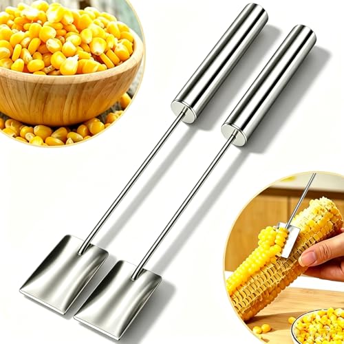 2 Packs Corn Peeler for Corn on the Cob,2026 Upgraded Corn Stripper for Corn on the Cob,Corn on the...