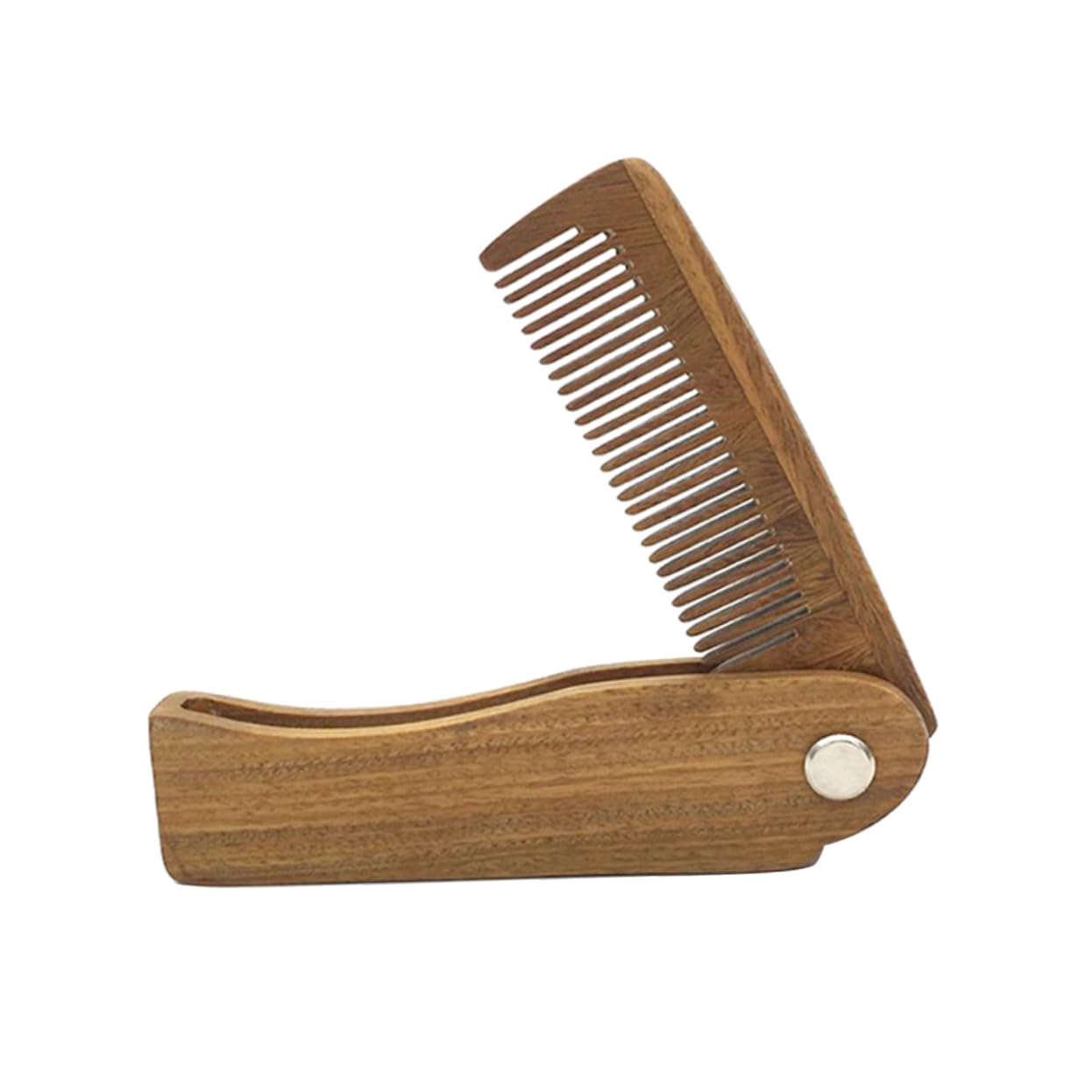 FOMIYES Natural Verawood Portable Beard Comb Grooming Shaving Comb for Men Fine Hair Brush Tame Your Beard Go