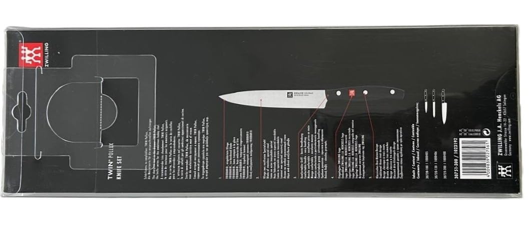 ZWILLING 30751-300 Messerset 3-TLG. Twin Pollux Schwarz