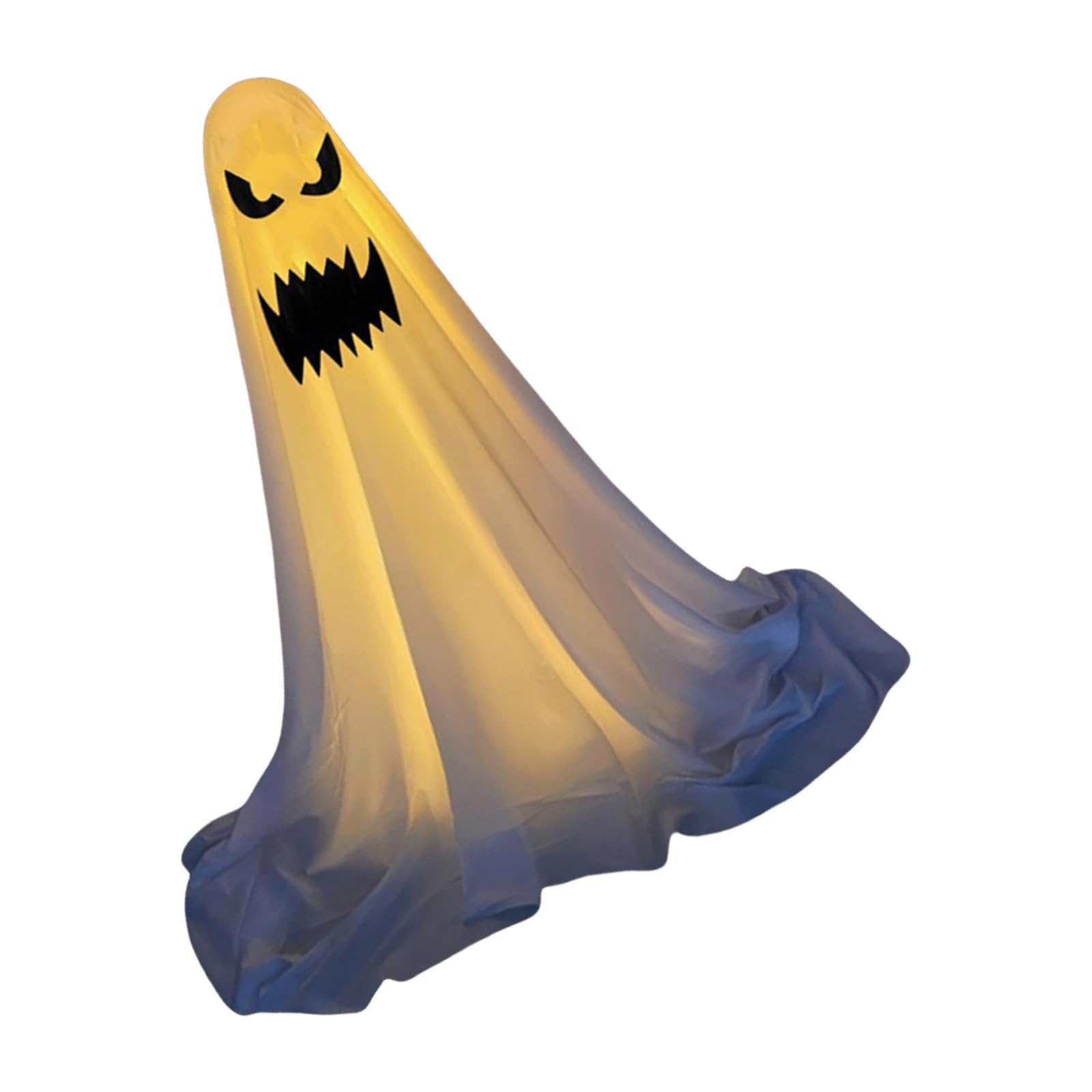 Elnwnnkc Standing LED Illuminated Halloween Specters with Adjustable 65Inch Outdoors Indoor Scary Decoration Set Indoor/outdoors LED Specters Halloween Display