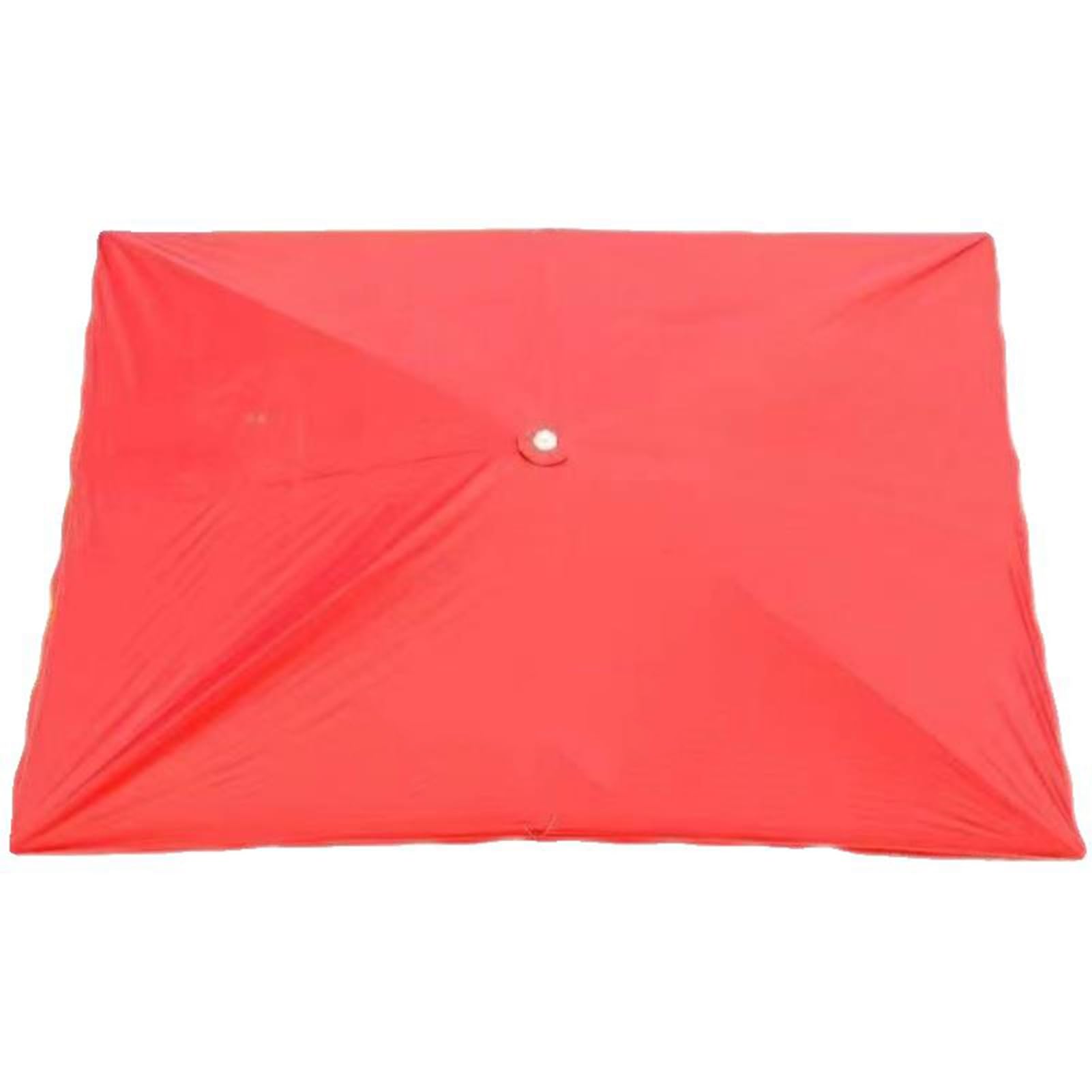 Tettoia di ricambio per ombrelloni da patio, copertura per ombrellone da mercato all'aperto per 4/6 costole, parasole rettangolare e quadrato, protezione dai raggi UV e tenda impermeabile.