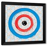 ArtDirect Love Target 2 Custom Framed Art Print Giclee Print or Canvas Options with Various Sizes and Customization by Miller, Savannah