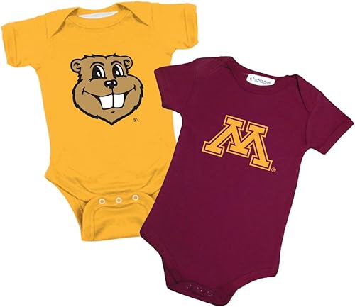 Miniatura 14 de Two Feet Ahead Paquete de 2 mamelucos para bebé, recién nacidos, tallas con licencia 0-3M, 6M, 12M, 18M